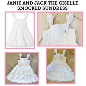 JANIE AND JACK THE GISELLE SMOCKED SUNDRESS